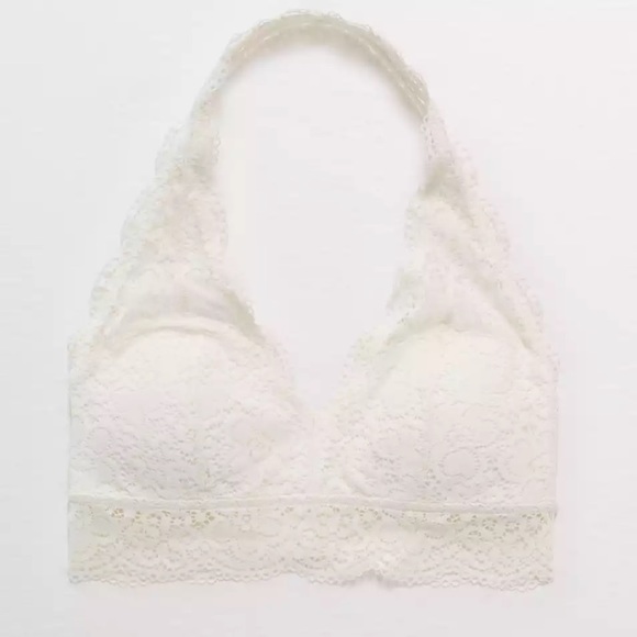 NWT LACE HALTER BRALETTE - Picture 2 of 3